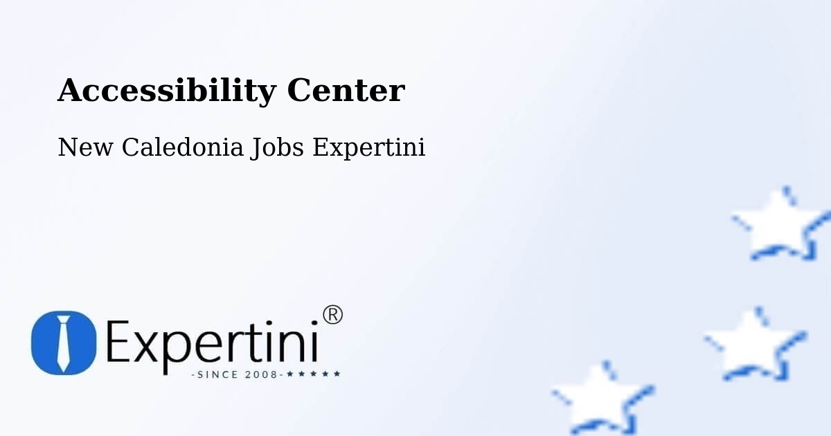 Accessibility Statement – Ogné - New Caledonia Jobs Expertini