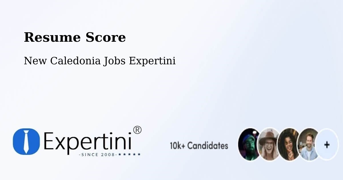 Resume Score & Job Description Match Tool – Ogné - New Caledonia Jobs Expertini